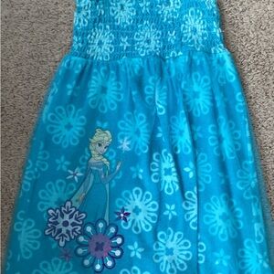 Disney Blue Floral Kids Dress